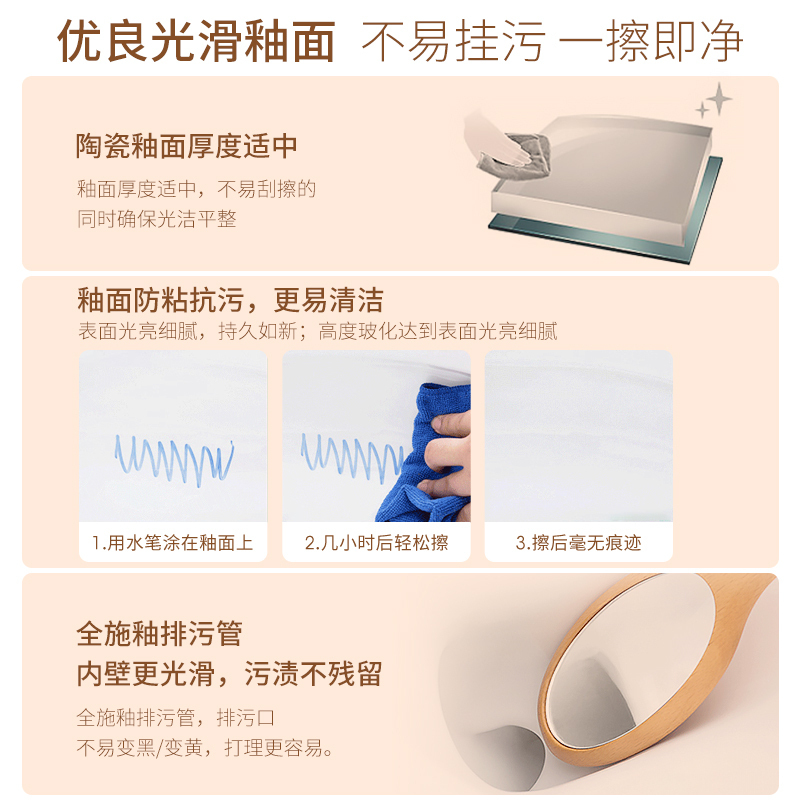 科勒齐悦丽裙版坐便器家用卫生间陶瓷缓降盖板五级旋风虹吸式连体马桶K-28866