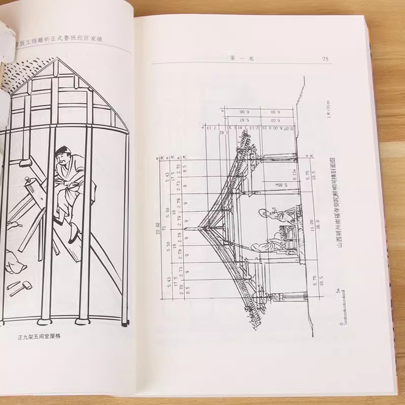 [正版]2册鲁班经匠家镜+梅花易数 书籍高清大图
