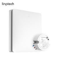 领普科技Linptech 自发电无线遥控开关K9 220V家用灯具自发电防水开关 不用电池不用布线轻松变双控多控