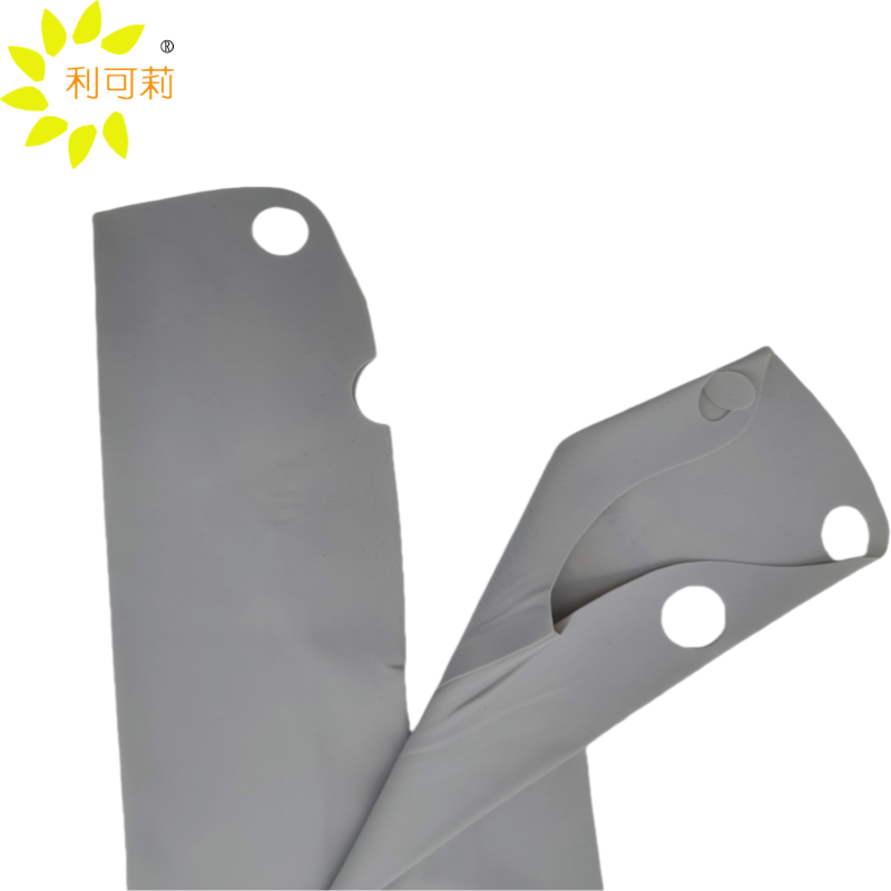 利可莉无痕一片式冰丝防晒冰袖 浅灰色 A059/双高清大图