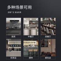意黛斯(YIDAISI)商用冷冻保鲜工作台奶茶店水吧台操作台厨房冰柜商用冰箱冷冻款 YDS-ZLGZT-1.8D