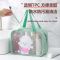 [48小时发货]化妆包干湿分离洗漱包多功能化妆品收纳包大容量手提袋子 粉色音乐猫 小号(23*8*14.5)
