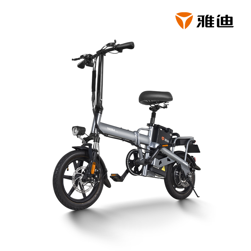 雅迪yadea电动车m321pro代驾折叠车长续航48v20ahm321灰色