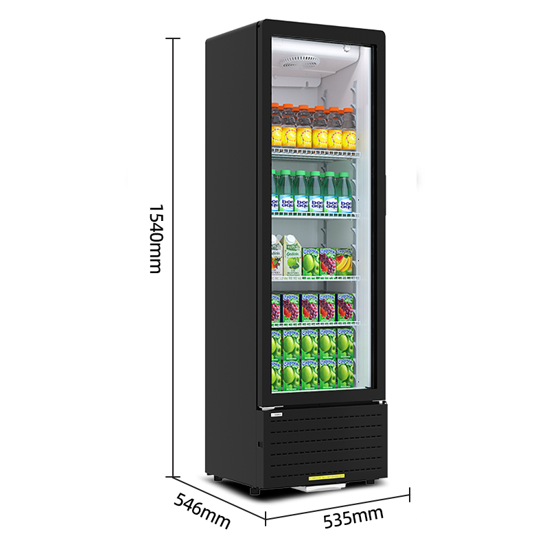 星星(XINGX)217升风冷侧开门立式冷柜节能黑科技独立式冷藏展示柜LSC-230WYPE高清大图