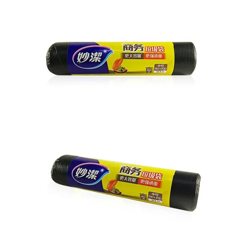 妙洁MBGRM-BZ商务垃圾袋中号80*100cm/10只装( 卷 )高清大图