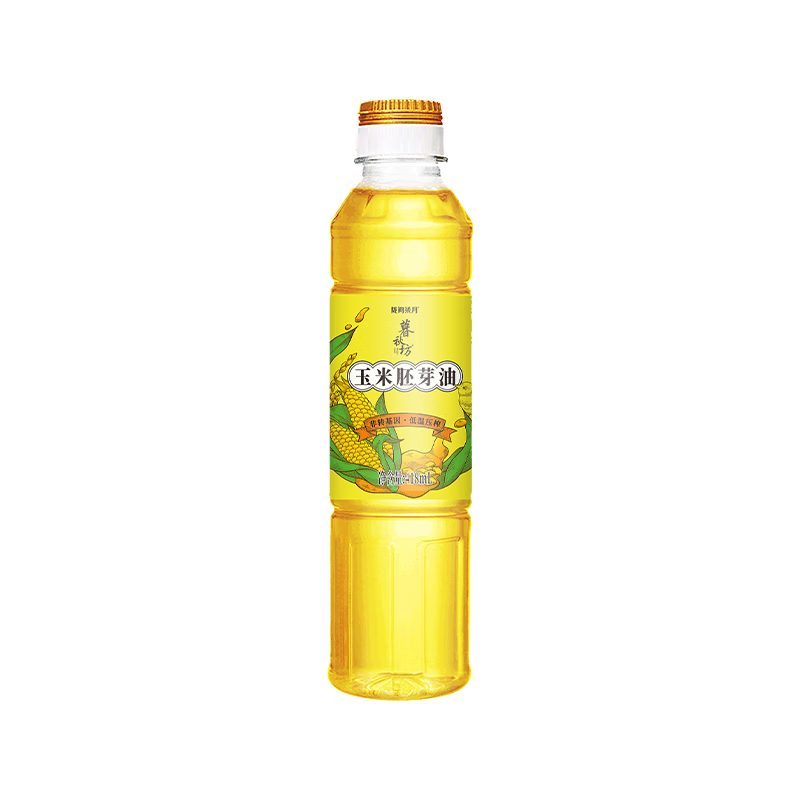 陇间柒月·暮秋坊玉米胚芽油418mL 非转基因 低温压榨 玉米油 油烟少放心炒高清大图