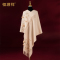 恒源祥春秋纯羊毛围巾女送妈妈款旗袍刺绣2023新款婚礼喜婆婆披肩