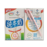 包邮 伊利 纯牛奶纯奶无菌砖纯奶盒装250ml提整箱早餐奶包邮 【纯牛奶16盒整箱】12月份产