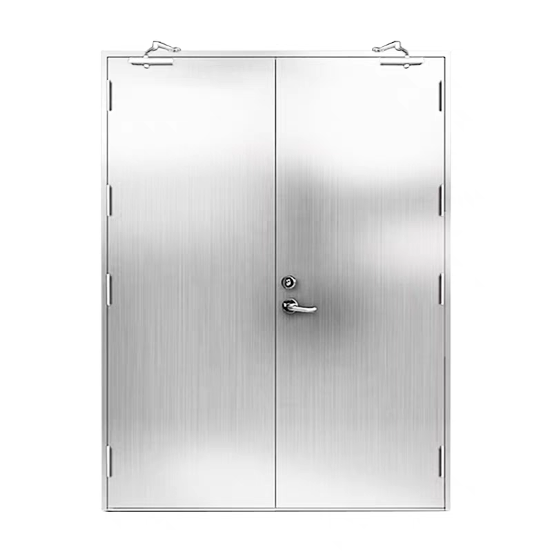 诚智旺 304不锈钢防火门对开门 甲级 /套高清大图