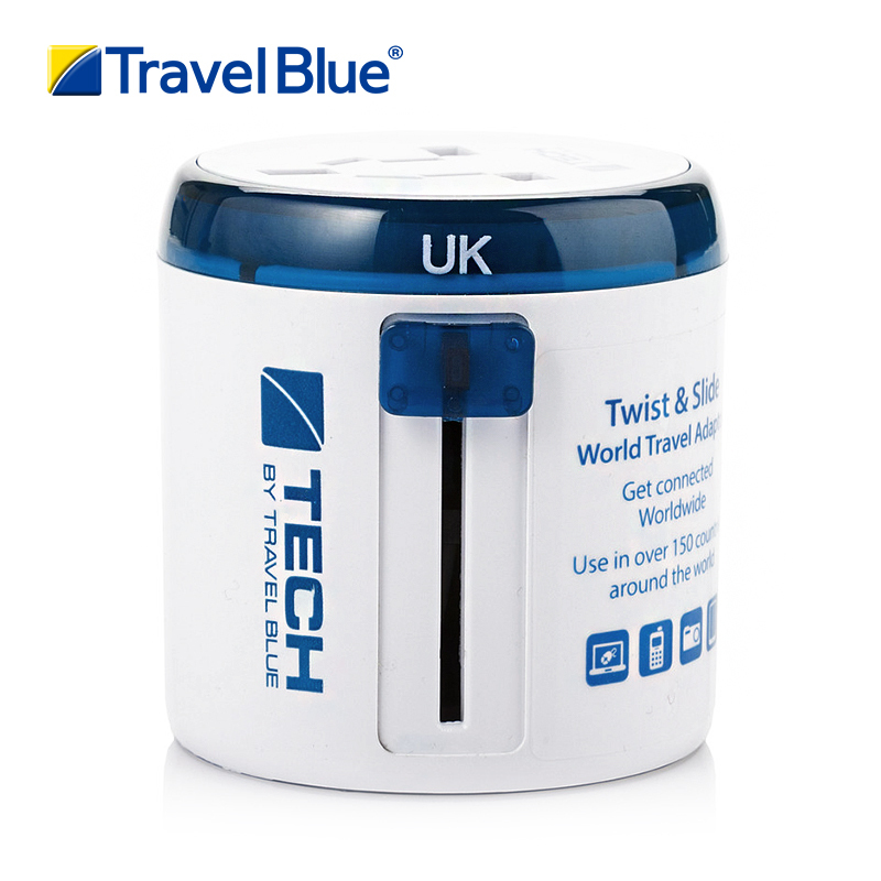 Travel Blue 蓝旅 魔方环球通用转换插座260蓝色