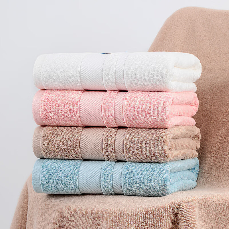 洁丽雅7265(Grace)7A抗菌大浴巾成人纯棉加大加厚浴巾男女棕色高清大图