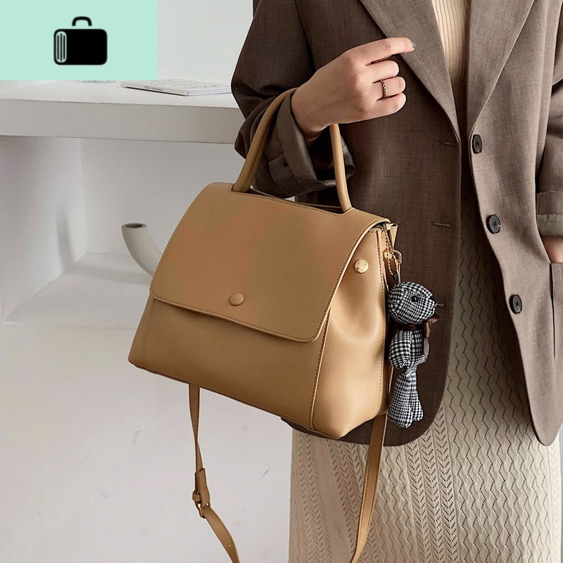 网红女士包包2020流行新款潮韩版百搭斜挎包单肩包简约时尚手提包NEWLAKE高清大图