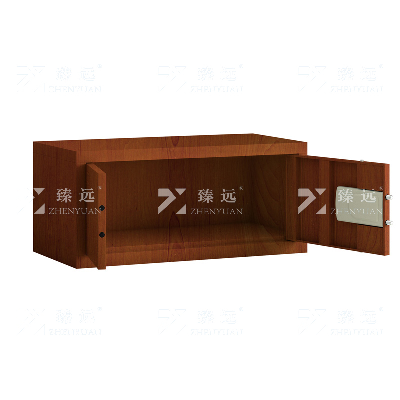 臻远 ZYJJ-80067 保密柜 顶柜红木纹智能指纹锁 长900*宽420*高400mm 单位:1台高清大图