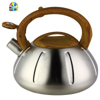 家用不锈钢烧水壶3L4L鸣音壶鸣笛煲茶壶加厚开水壶燃气电磁炉 FENGHOU 3L砂光