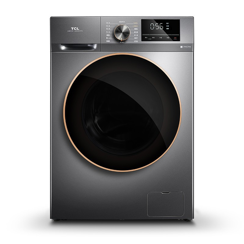 TCL G100F12-D星曜灰 10公斤 变频全自动滚筒洗衣机 真丝柔洗 热力除菌空气洗