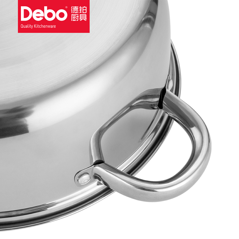 德铂(Debo) DEP-DZ080 凯奇 不锈钢锅汤锅 26cm高清大图