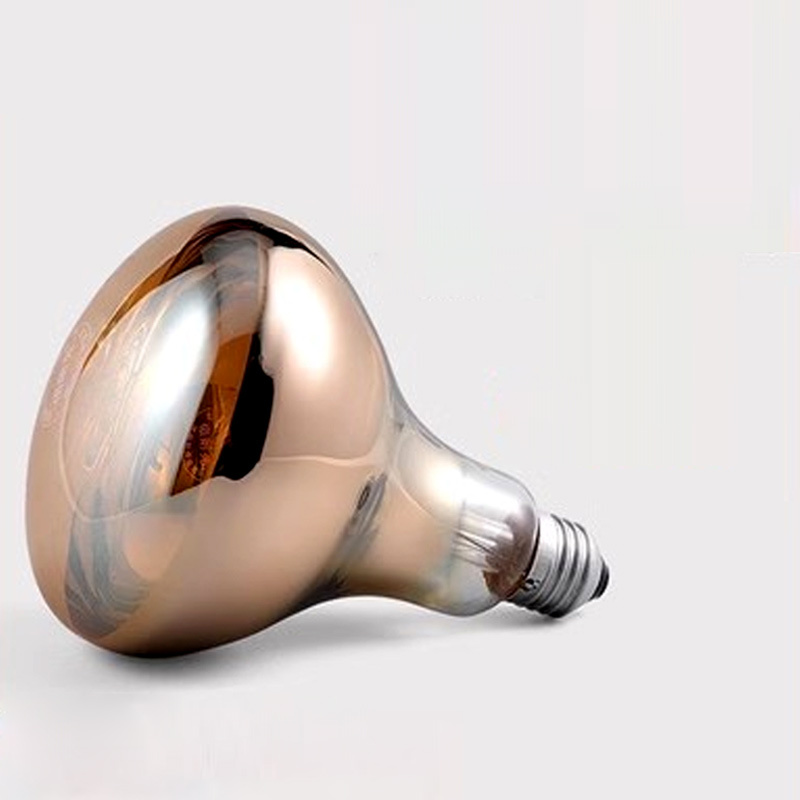 艾克心 浴霸取暖加热灯泡 led球泡照明灯泡E27 275W 165mm金色 10个/组(单位:组)