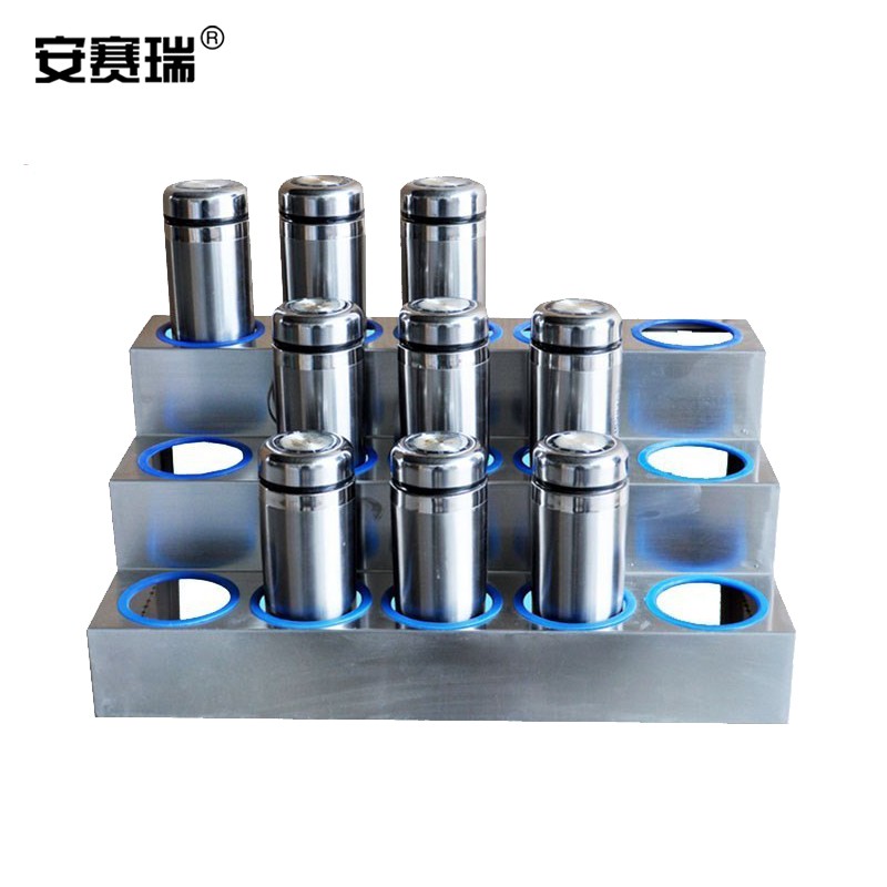 安赛瑞 桌面水杯架 台面保温杯茶杯收纳摆放架 车间工厂休息室置物架 三层十五孔位 701498