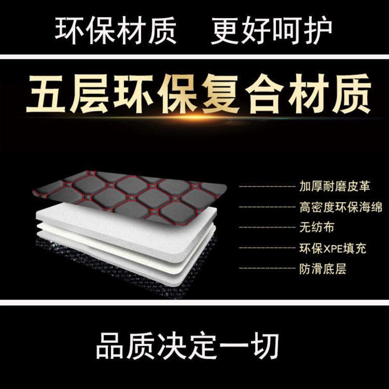 大众全新朗逸桑塔纳速腾宝来帕萨特捷达迈腾高7专用汽车后备箱垫 黑色米线(平面加厚款) 13年--15年宝来图片