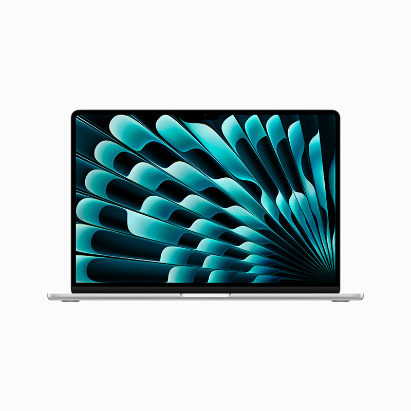 2023新品 Apple MacBook Air 15英寸 M2芯片(8核中央处理器 10核图形处理器) 16G 512G 笔记本电脑 轻薄本 银色 定制版