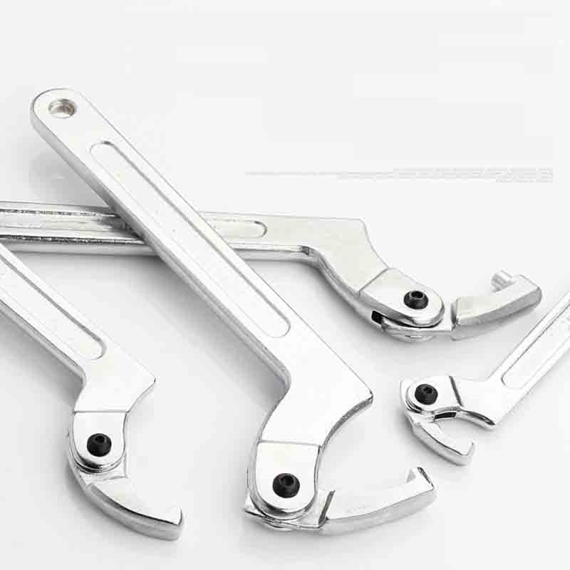 月牙扳手钩形锁紧螺母拆水表盖专用工具阿斯卡利减震调节拆卸圆头勾型