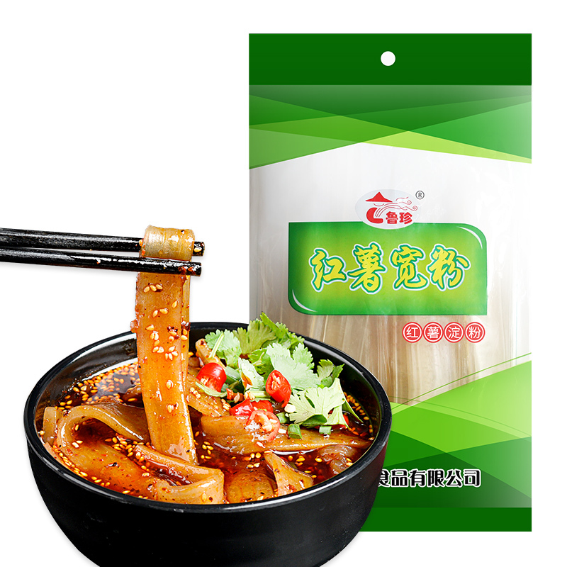 鲁珍 红薯宽粉260g 番薯地瓜山芋粉丝 火锅粉酸辣粉炖粉