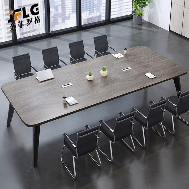 苏宁 金菲罗格 办公家具 简约现代洽谈桌会议桌高清大图