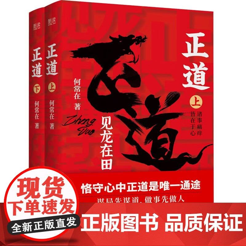 [央视网]正道 见龙在田全二册 官场商场职场情场名利场 一书讲透中国式社会关系 参透为人处世的大智慧 XF图片