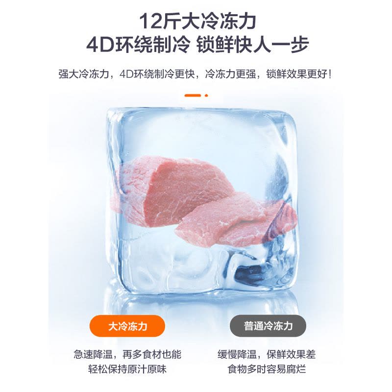 澳柯玛(Aucma)100升顶开门单温冷柜冷藏冷冻转换顶开门迷你单温卧式 BC/BD-100H(HT)图片