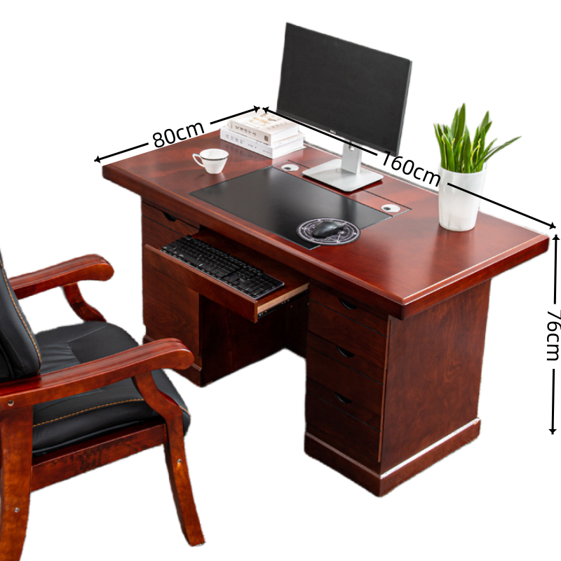 豫龙都办公桌椅1.6m套高清大图