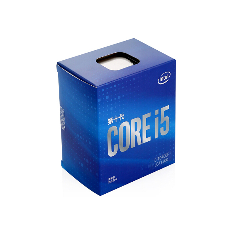 Intel i5-10400F 6核12线程 盒装CPU处理器