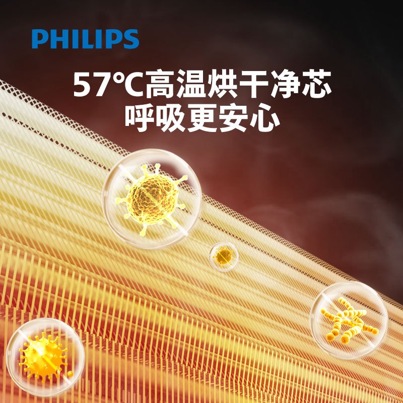 飞利浦(Philips)空调挂机2匹智能变频新三级能效大风量卧室客厅大房间适用23-34㎡制冷暖挂壁式FAC50V3Ca