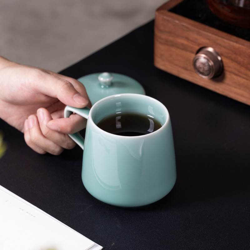 陇步昇LBS-QCB02青瓷杯(计价单位:个)青色高清大图