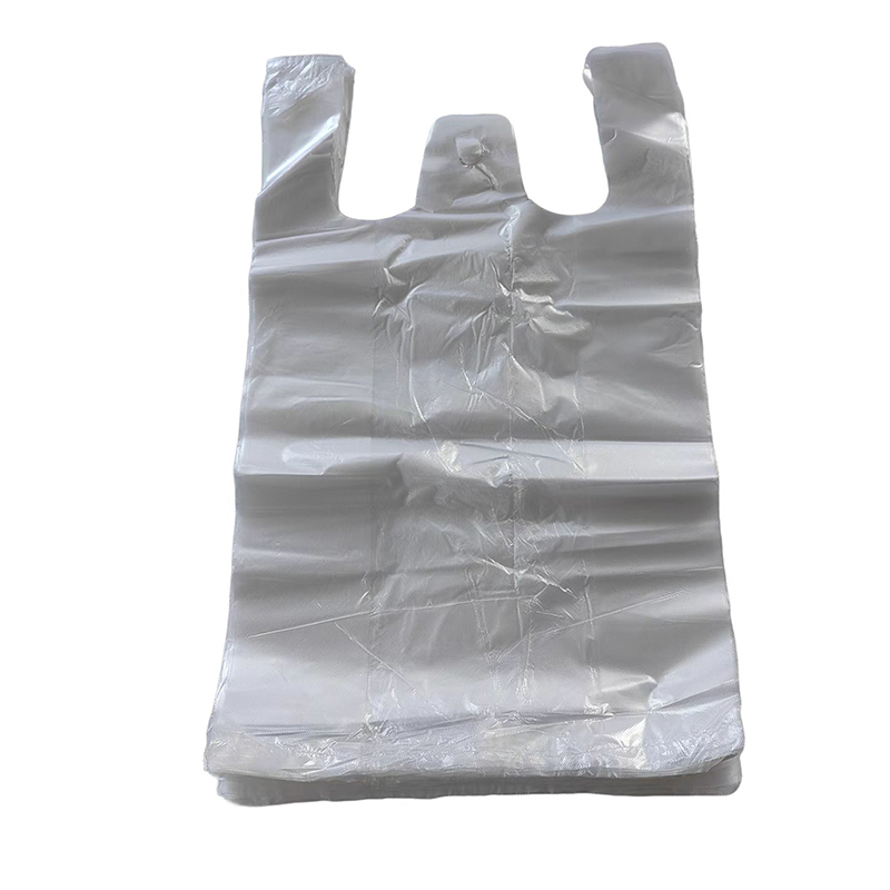 榕烁 家用食品级袋防水耐磨轻便易携可折叠设计 白色食品袋 18cm*30cm 捆高清大图