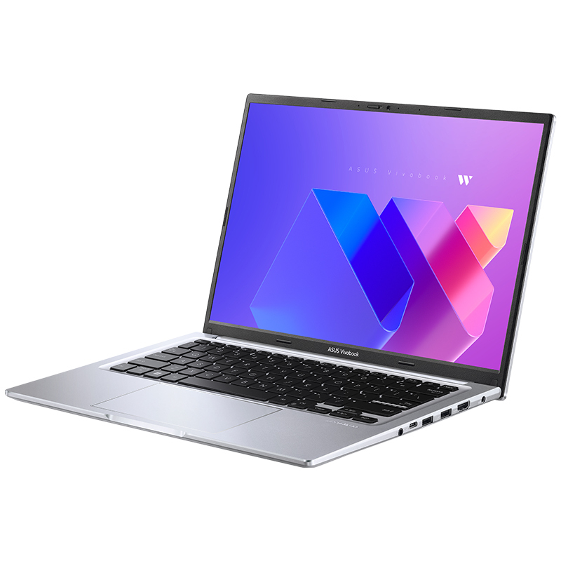 华硕(ASUS)无畏14 14英寸轻薄便携商务办公学生高性能笔记本电脑 (I5-13500H 16G内存 512G固态 集成显卡 高清屏)银色高清大图