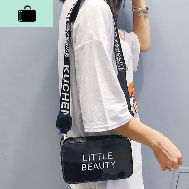 小包包女包2020新款果冻包韩版潮镭射质感小方包夏天斜挎单肩包NEW LAKE女士单肩包图片