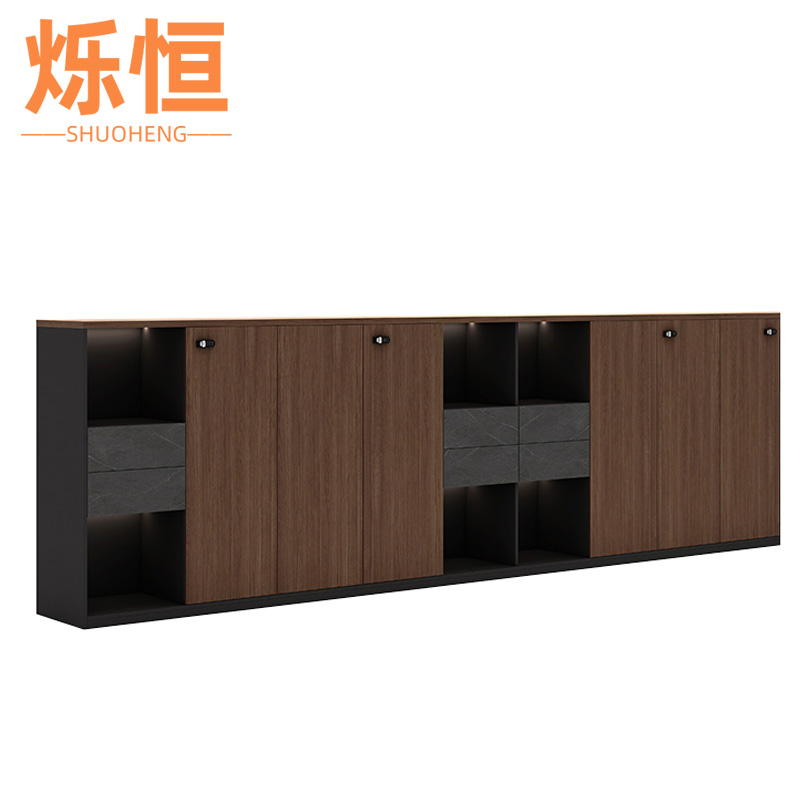 烁恒 矮柜 6抽6门 个高清大图