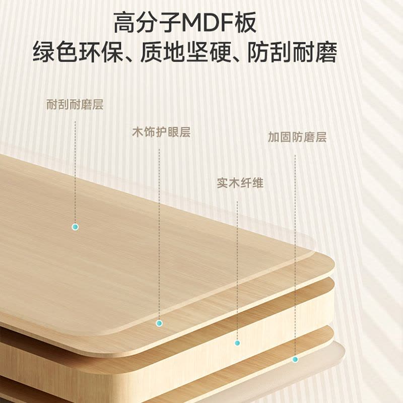 伯课儿童学习桌小学生书桌家用写字桌椅套装小户型课桌椅可升降图片