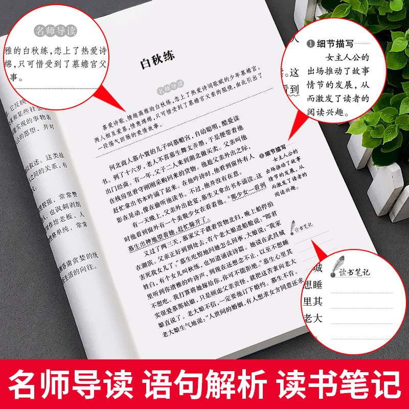 [正版]聊斋志异原著全文全注全译白话版语文课程化阅读名著人民文学教育经典读本天地出版社完整版无删减中国古典小说高清大图