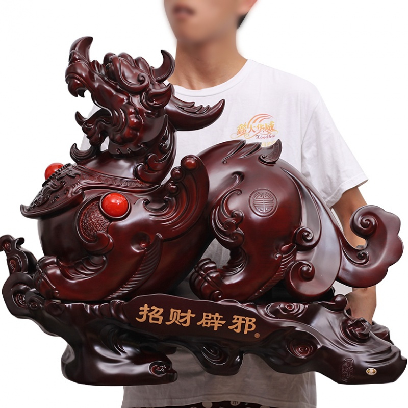 开光招财貔貅摆件一对貔恘聚财皮丘办公室开张新店铺开业工艺礼品