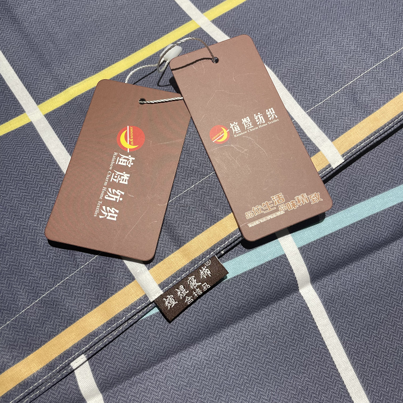 煊煜 全棉斜纹枕套(纯棉简约)枕套规格50*80cm 条高清大图