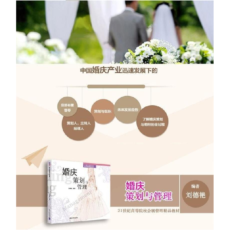 正版 婚庆策划与管理 刘德艳编著 清华大学出版社 9787302349600高清大图