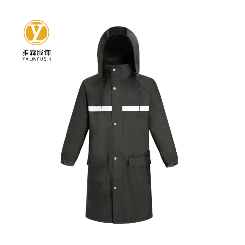 雅霖服 黑风衣网内里雨衣 YLF-XZ506 件图片
