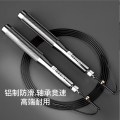 FEEBO菲柏竞速跳绳专业比赛健身燃脂专用中小学生可调钢丝绳 专业竞速款FJ6101-黑色（3m*2.