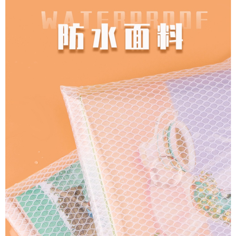 晨光袋透明塑料A5资料袋文具袋颜色随机10个装