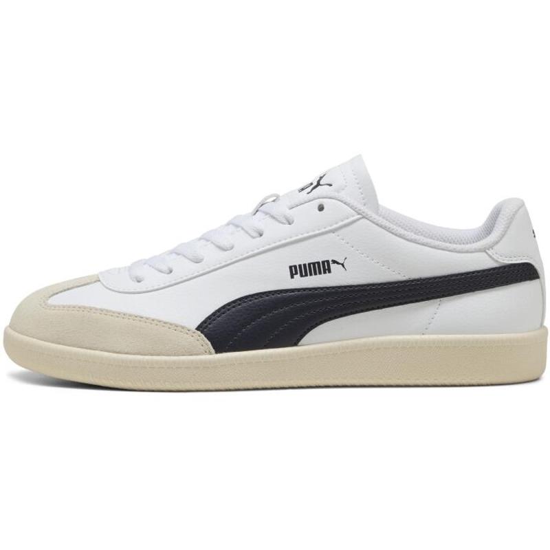 彪马(Puma)男士运动鞋休闲百搭合成革拼接训练鞋室内健身鞋潮流经 white_(white_/_beige_/_black) 44.5