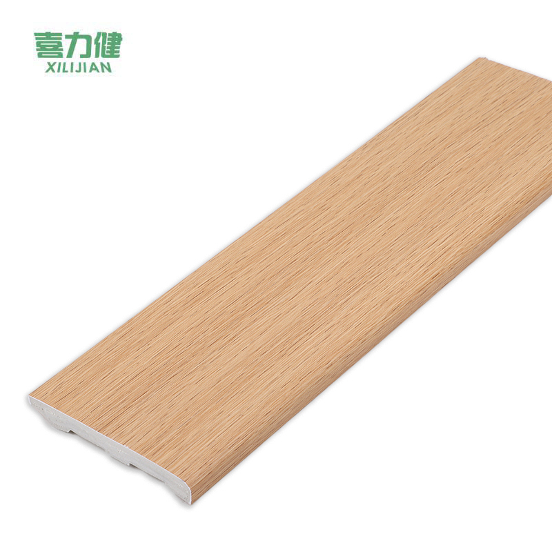 喜力健 PVC实心踢脚线 长3M*高8CM*厚10MM-原木纹 根