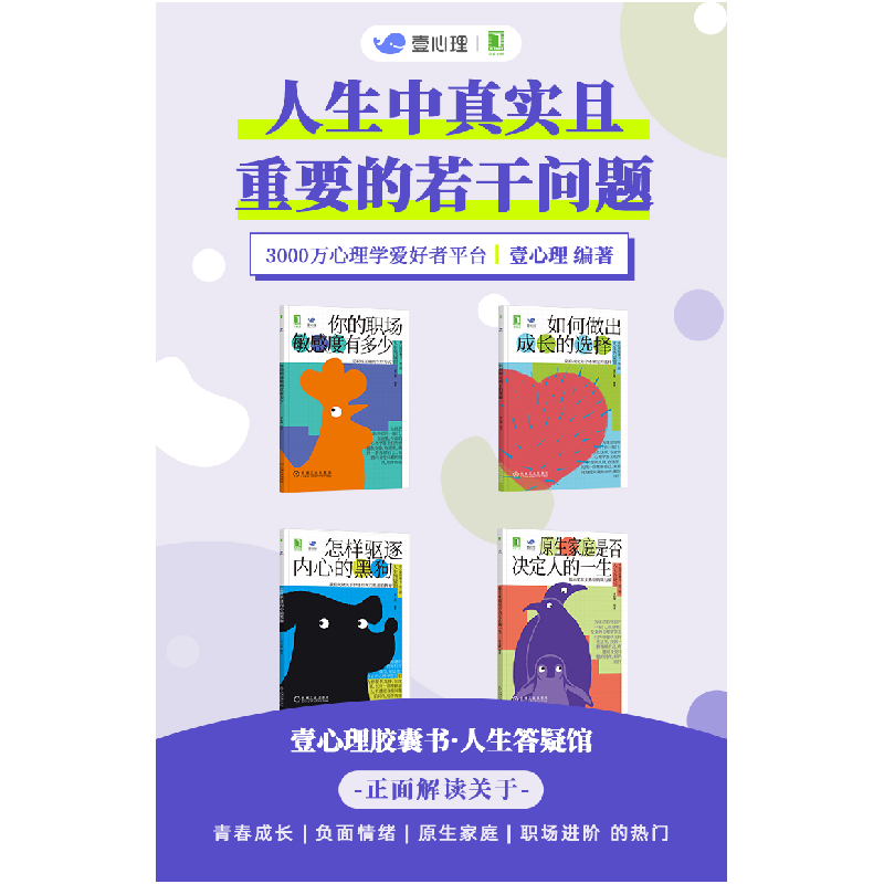 正版 如何做出成长的选择/壹心理胶囊书 壹心理 机械工业出版社 9高清大图