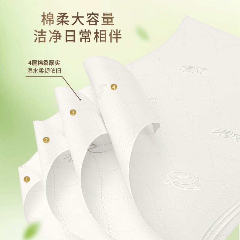 清风原木棉柔亲肤4层250抽悬挂式抽纸1提AG25SZJ高清大图