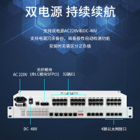 博扬 PDH光端机32路E1 32路2M光端机 光纤收发器 LC单纤20公里 机架式双电源 1对价BY-P32E1